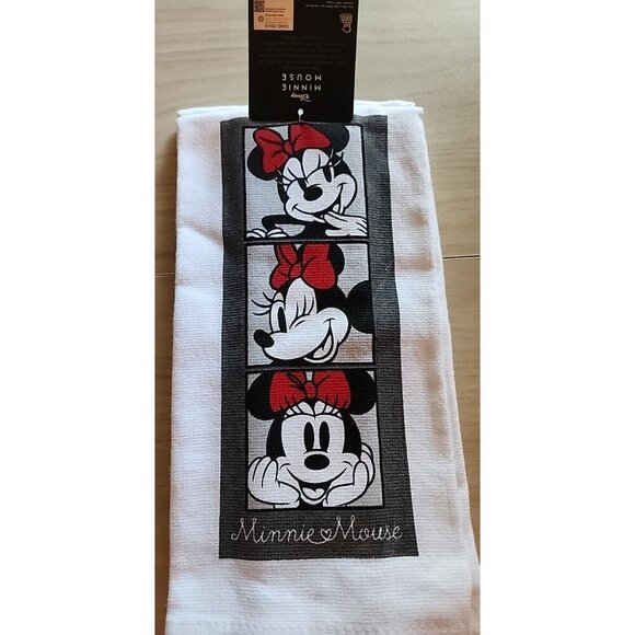 Disney Minnie Mouse 2 Pack Kitchen Towel 16 x 26" 100% Cotton NEW - Picture 3 of 7